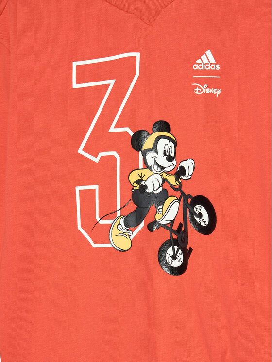 Спортивный костюм regular fit Disney Mickey Mouse JG1251 Adidas, красный — фото 4