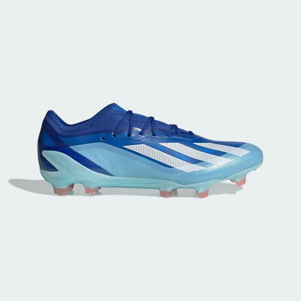 Кроссовки Adidas для взрослых унисекс X Crazyfast.2 для твердой поверхности, белый/красный — фото 2