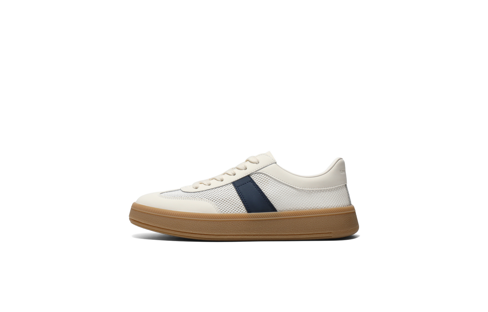 

Нескользящие износостойкие низкие мужские кроссовки BELLE, White/Gray (Breathable Mesh Surface)