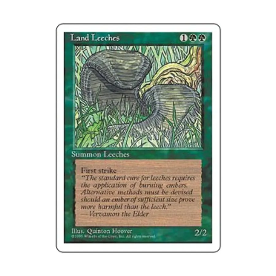 

CCG Сухопутные пиявки (С), MTG - 4th Edition