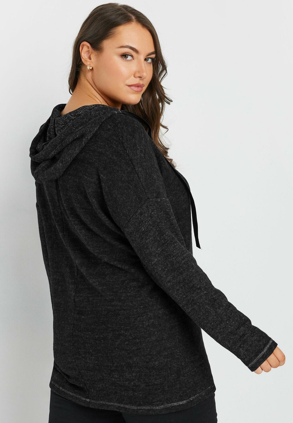 

Толстовка с капюшоном SOFT TOUCH Yours Clothing, антрацит