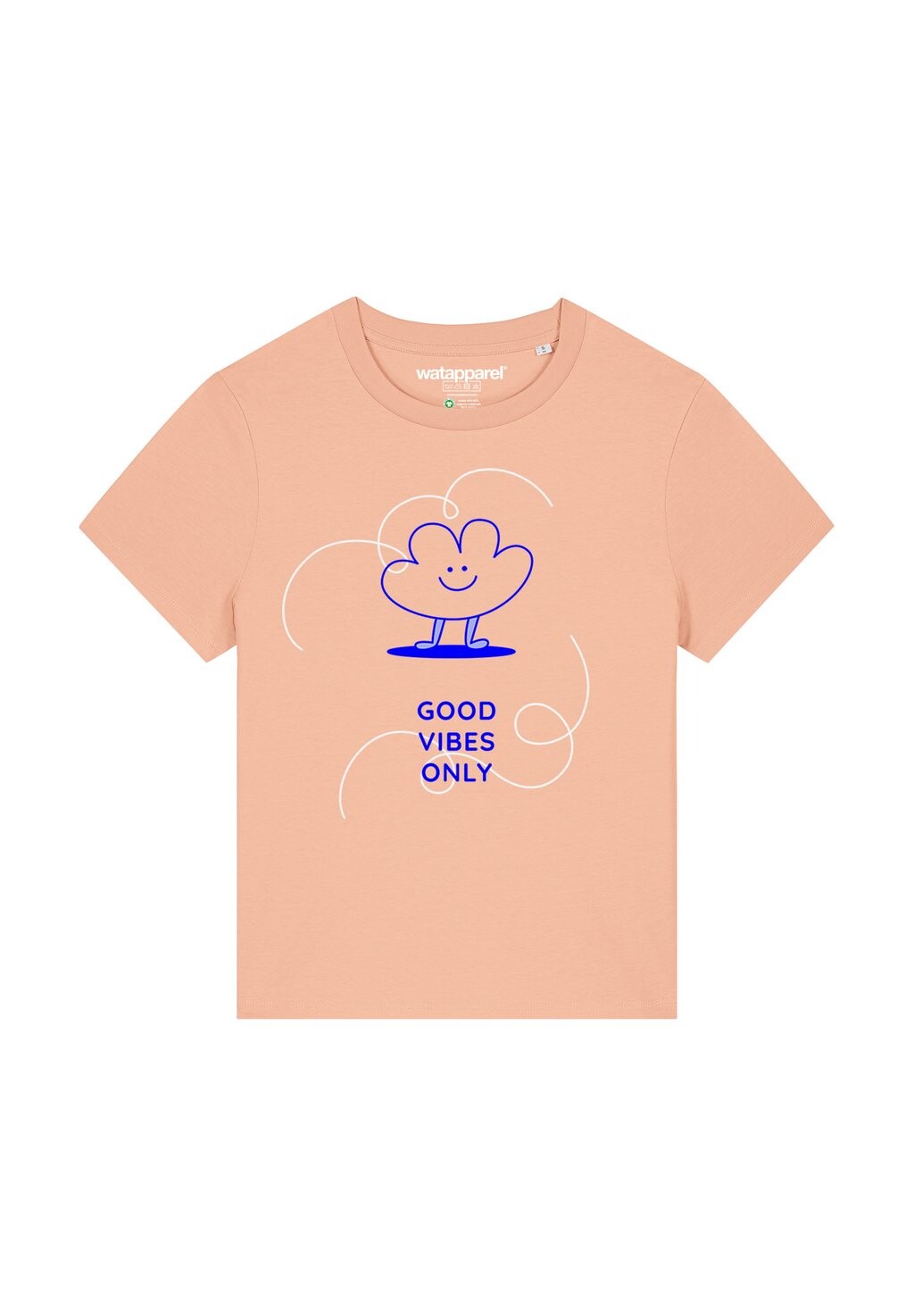 

Футболка с принтом ONLY watapparel, светло-розовый