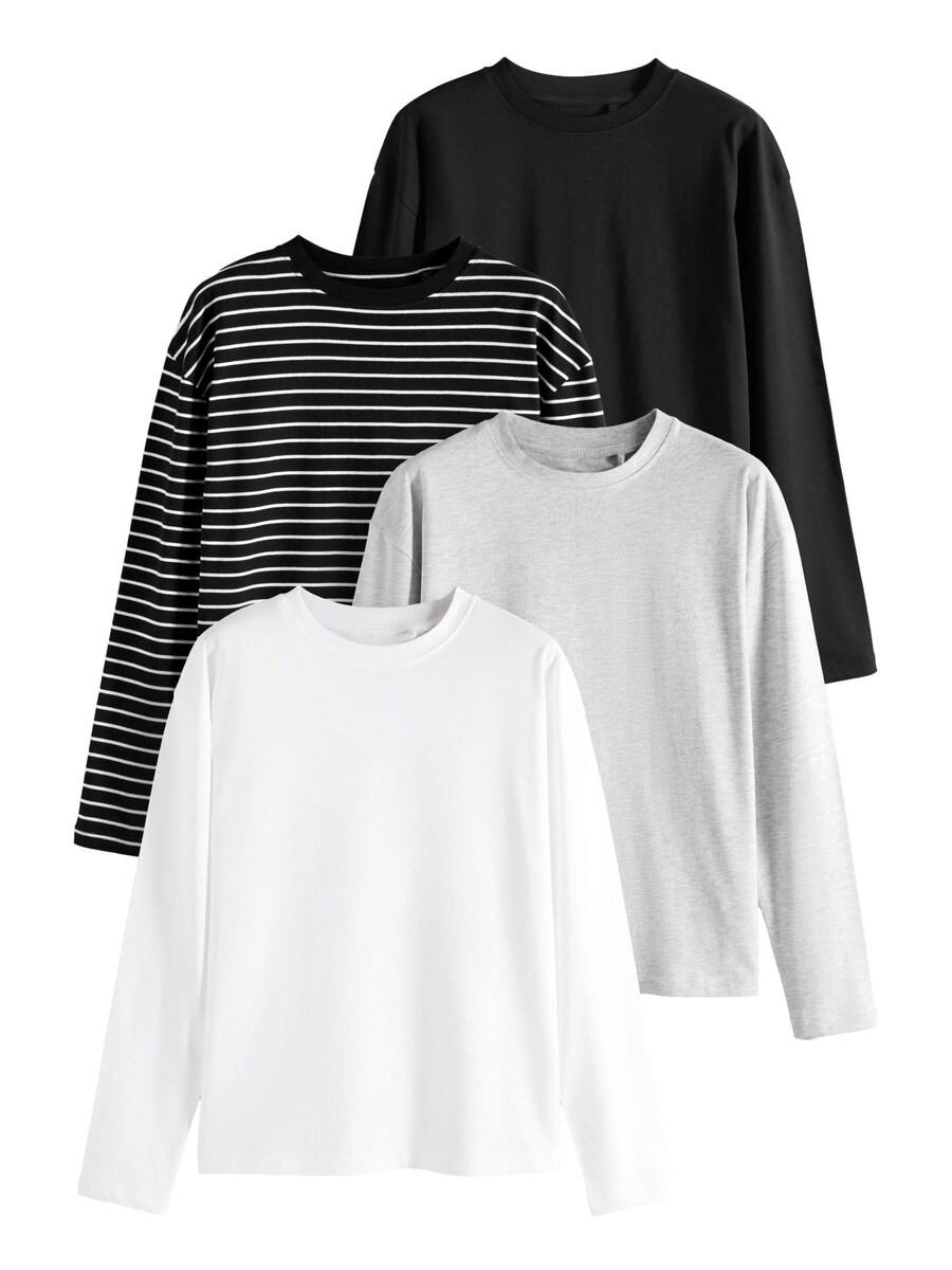

Рубашка The Set, цвет mottled grey/Black/White