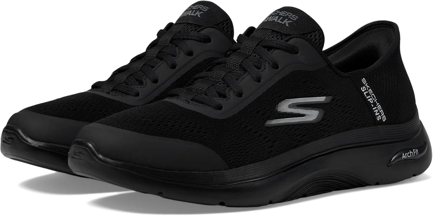 Мужские широкие слипоны Skechers Go Walk Arch Fit 2.0 Simplicity 2, черный