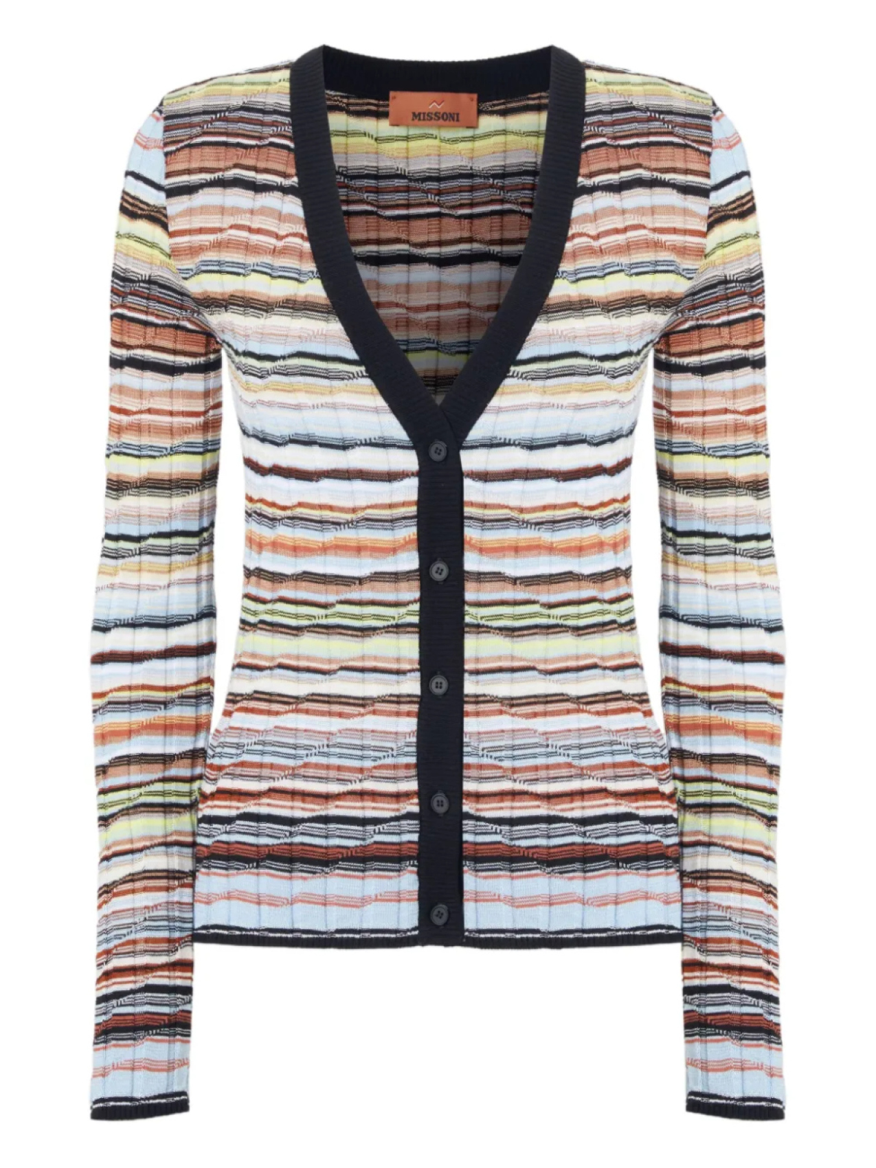 

Полосатый кардиган Missoni, синий