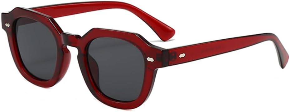 

Солнцезащитные очки с защитой UV400 | Коричневая оправа с заклепками, цветные линзы | Для женщин и мужчин, для занятий спортом на открытом воздухе и вождения DSVIGF, 03