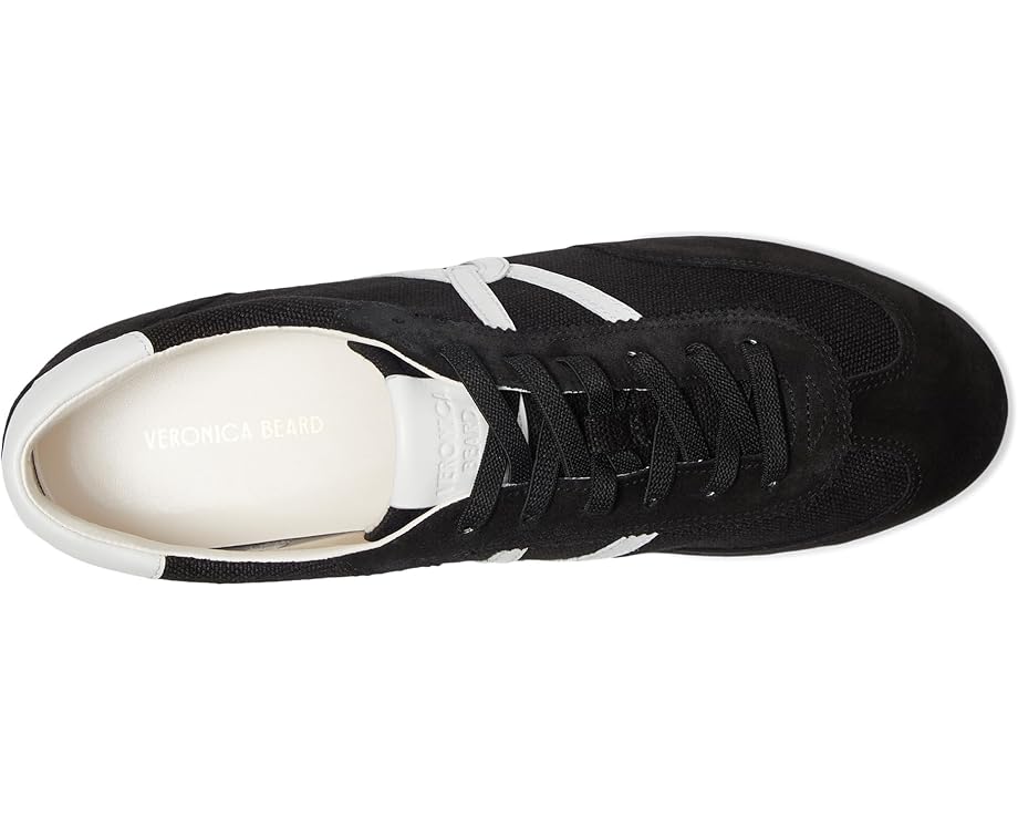 Кроссовки Veronica Beard Riviera Lace-up Shoes, цвет Black/Coconut — фото 2