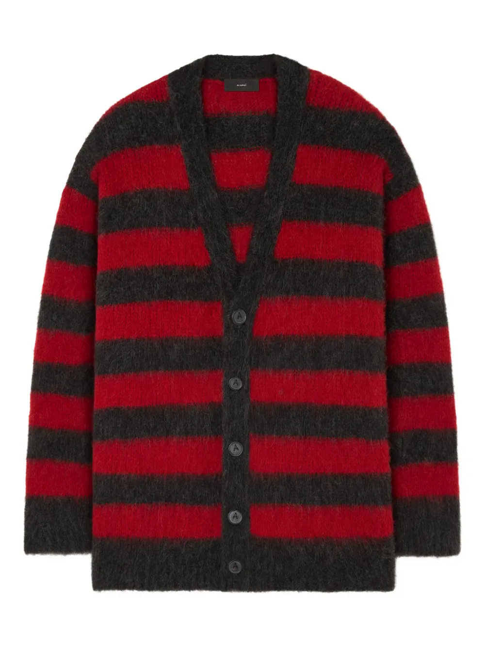 

Кардиган Grunge Stripes в полоску Alanui, красный