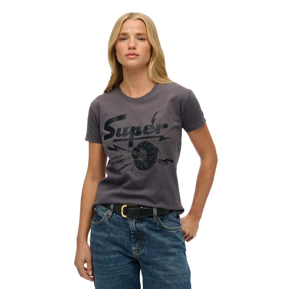 

Футболка Superdry Band Merch, серый