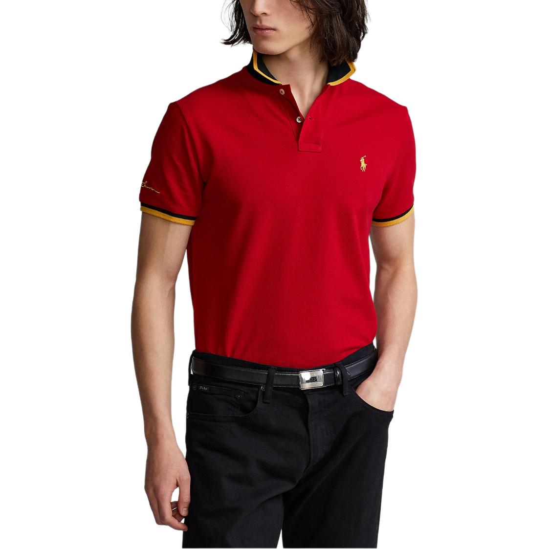 Поло SS25 мужская Polo Ralph Lauren, красный — фото 2