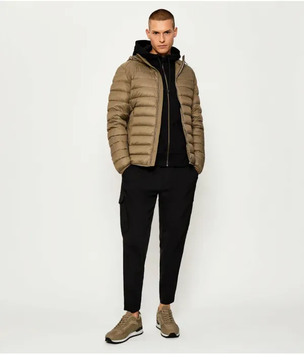 Пуховая куртка H-Dimeo regular fit Boss, бежевый — фото 2