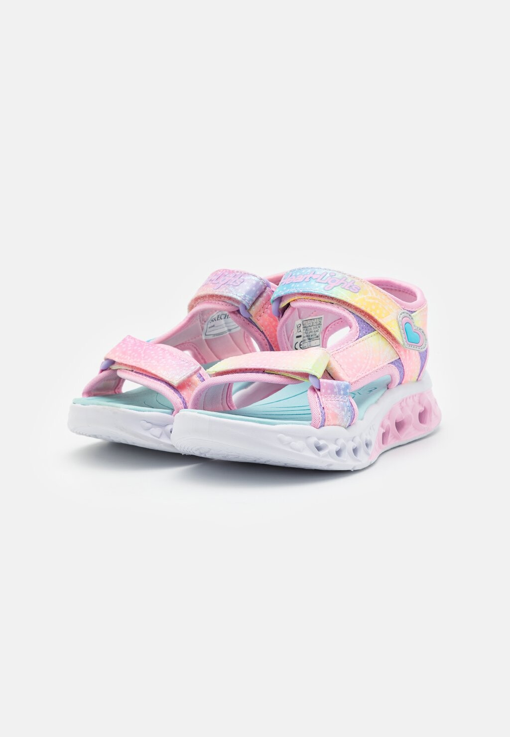 Сандалии Flutter Hearts Skechers, бирюзовый — фото 2