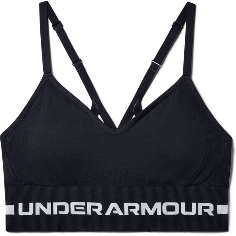 

Женское бюстье из бесшовного длинного спортивного бюстгальтера Under Armour, черный