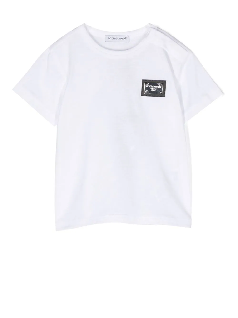 

Футболка с логотипом Dolce & Gabbana Kids, белый