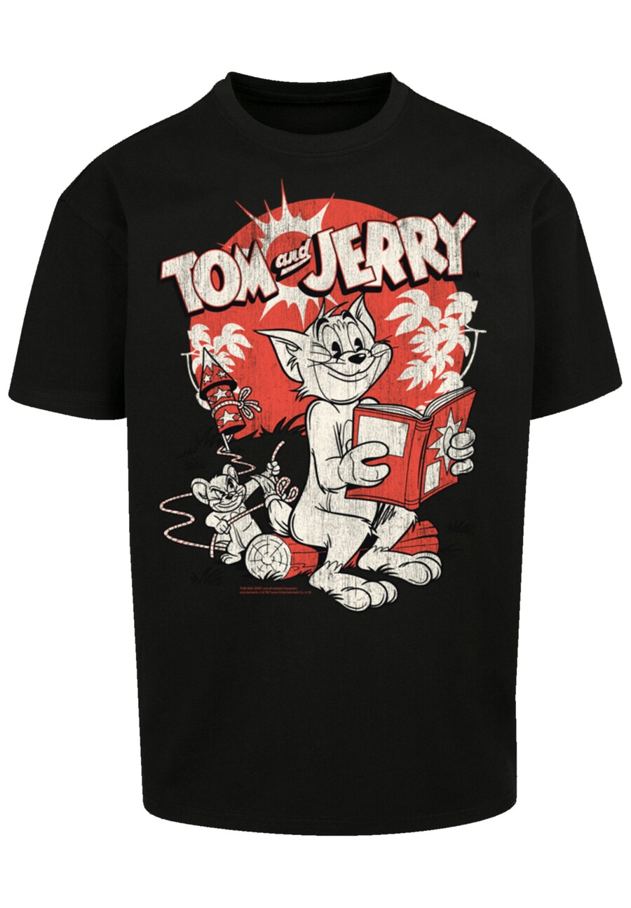 

Рубашка F4NT4STIC Tom And Jerry Rocket Prank, черный