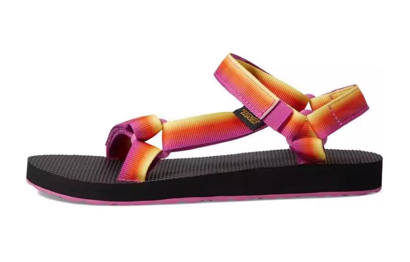 Teva Оригинальные универсальные оригинальные универсальные градуированные амортизирующие, износостойкие детские сандалии rose purple kids — фото 3