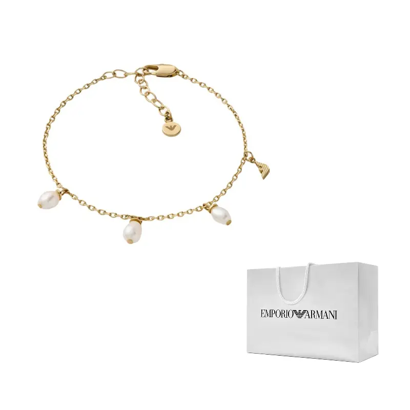 

Браслет из латуни золотистого цвета Emporio Armani, золото