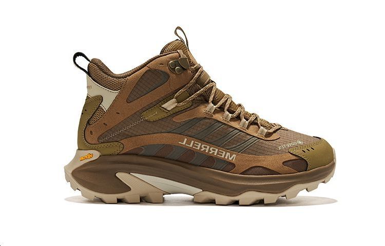 MERRELL Мужские полувысокие уличные ботинки коричневые, цвет Brown — фото 3