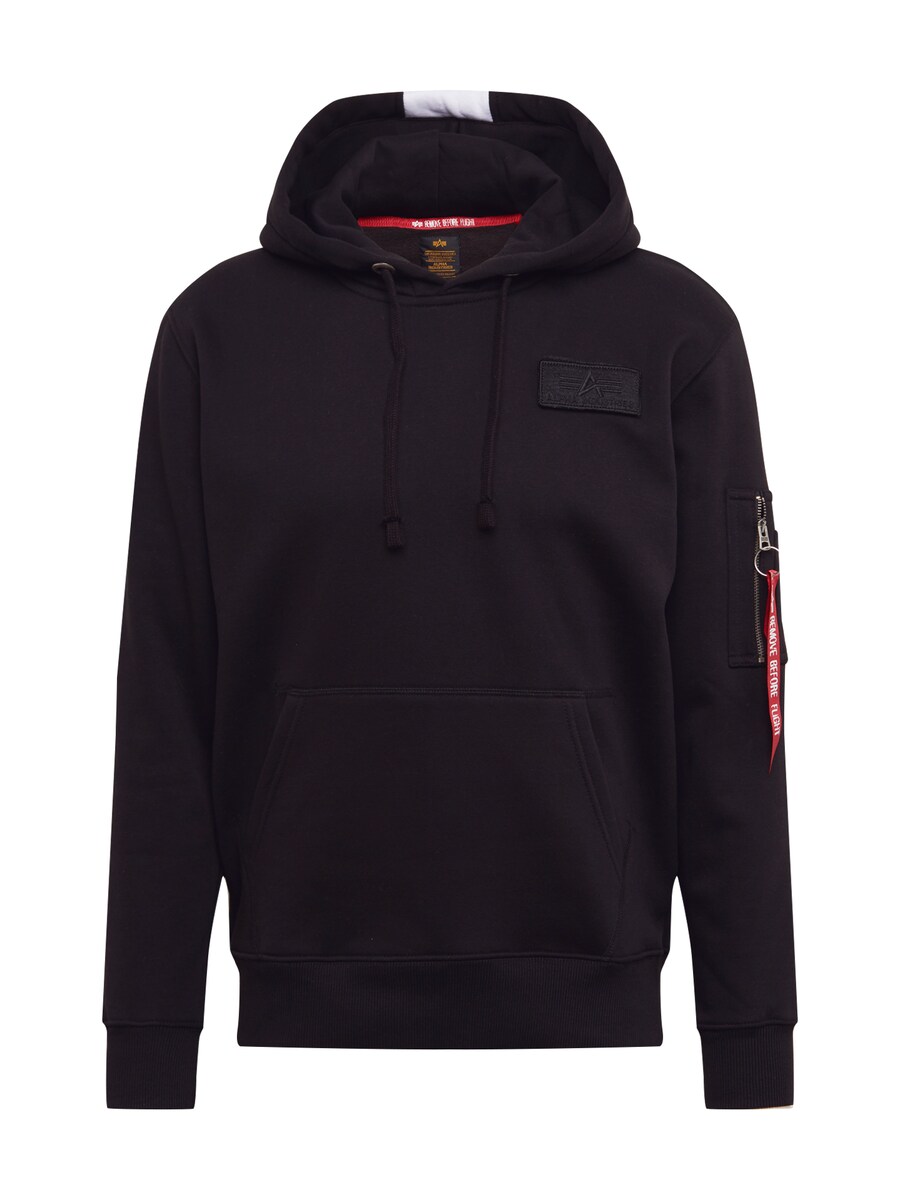 

Толстовка обычного кроя ALPHA INDUSTRIES Red Stripe, черный