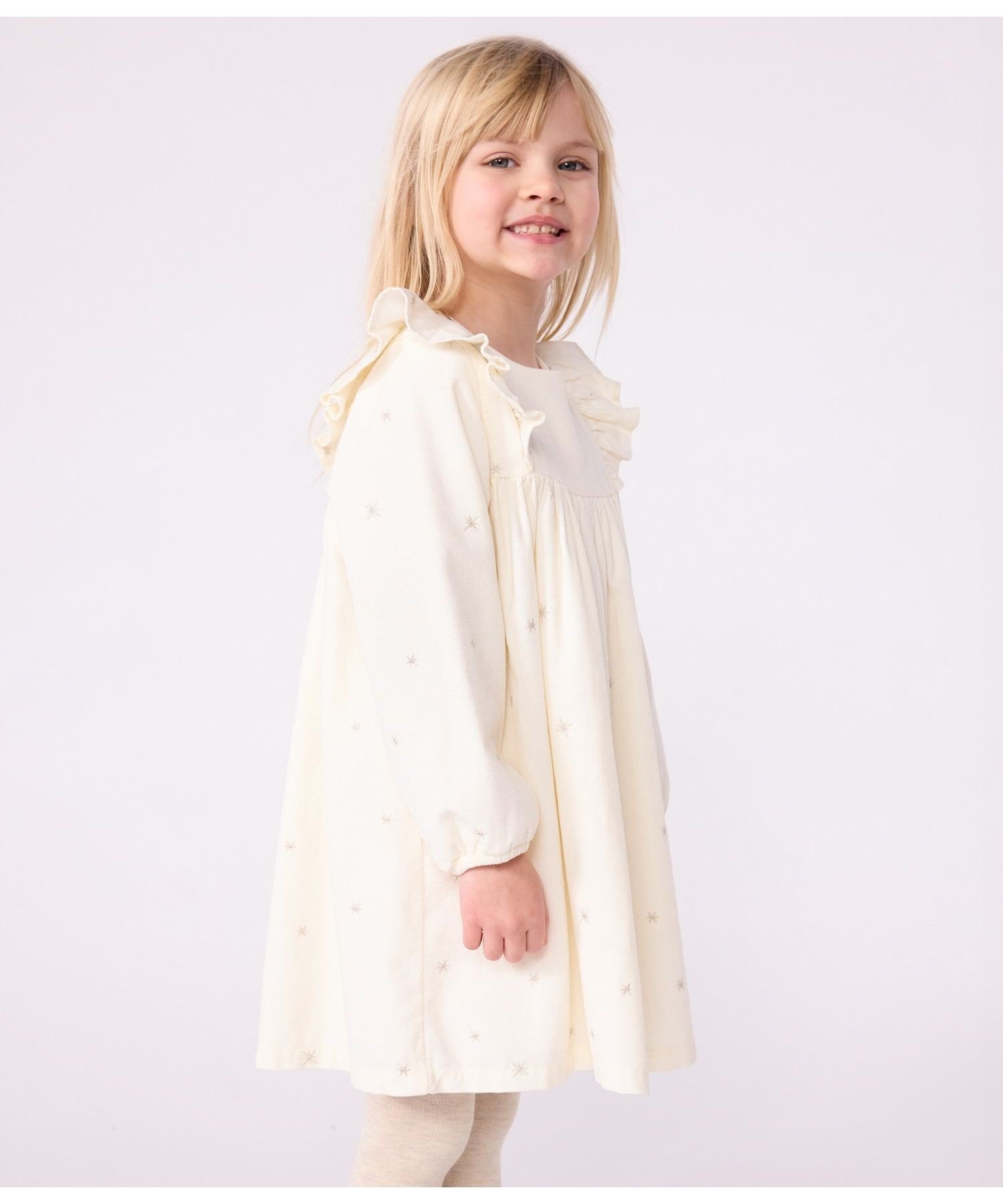 Платье один кусочек Petit Bateau, Off-white/Gray — фото 2