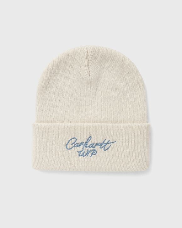 

Шапка Carhartt Wip Signature Beanie, цвет natural / dusty ice