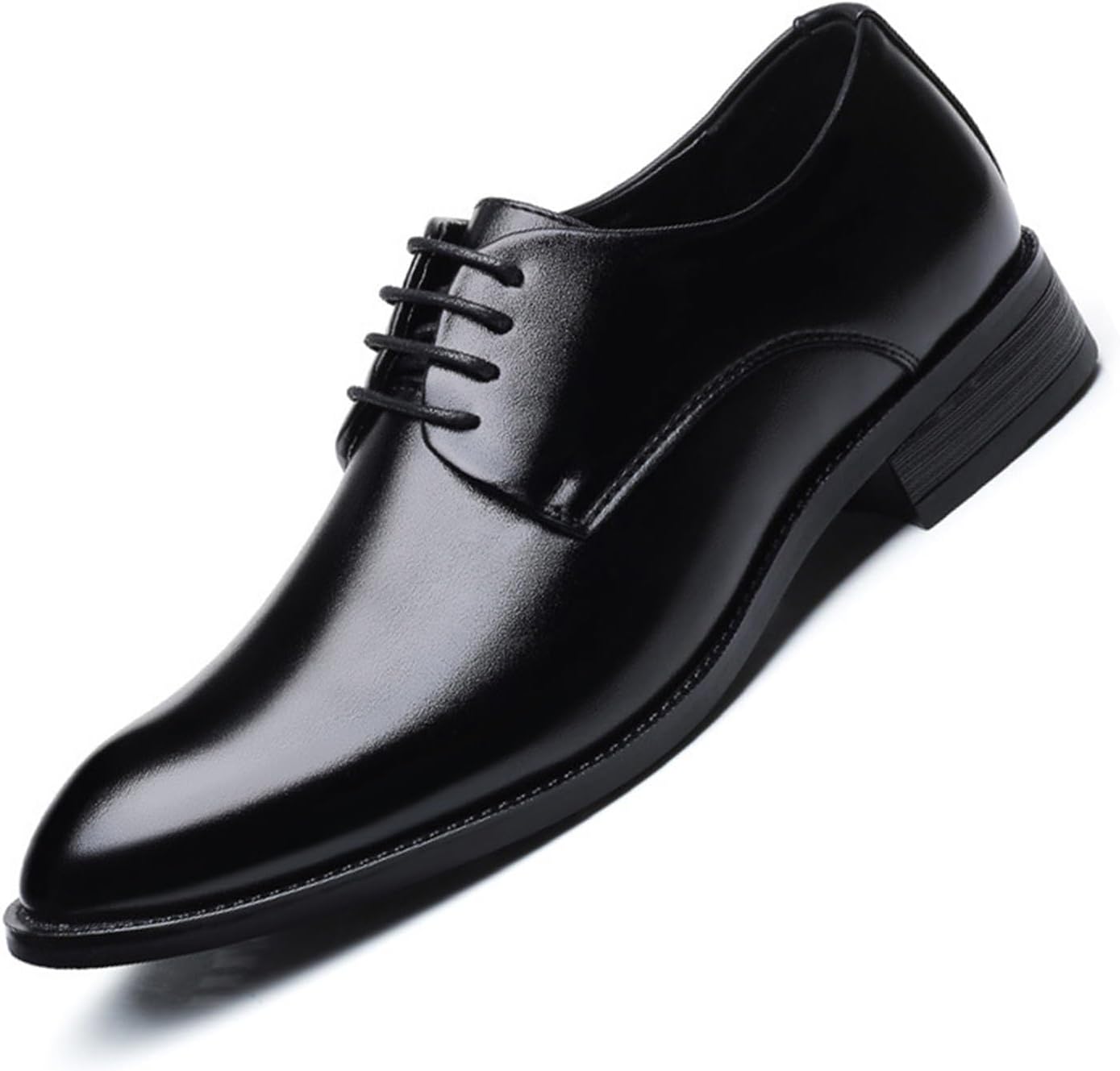 

Мужские оксфорды KYOESCAI, туфли для мужчин, дерби с крылышками и шнуровкой для делового стиля, черный