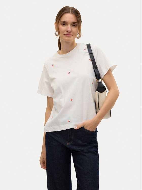 

Футболка обычного кроя Solvei 10325318 Vero Moda, белый