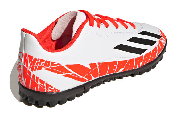 Кроссовки x газонные ботинки Speedportal Messi.4 Adidas, белый — фото 4