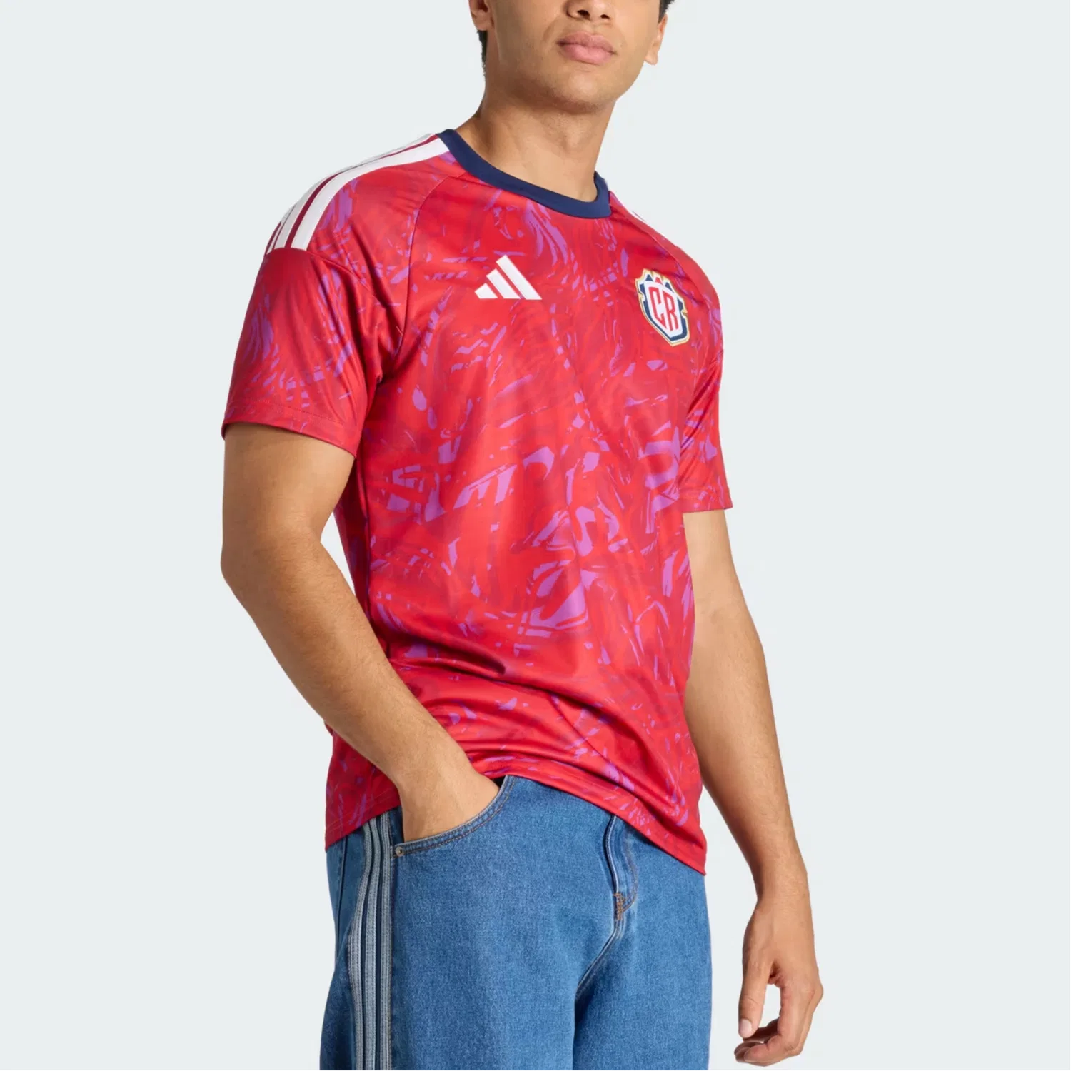 Футболка Costa Rica 26 Home Jersey мужская Adidas, University Red — фото 4