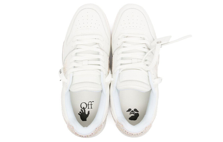 Кроссовки мужские Off-White Out Of Office, белый / зеленый / бежевый — фото 3