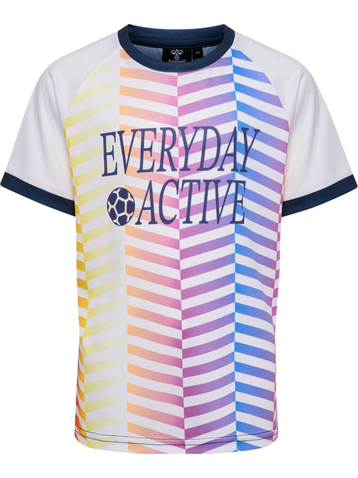 

Hummel Детская футболка Hmlshimmer в сине-белом цвете