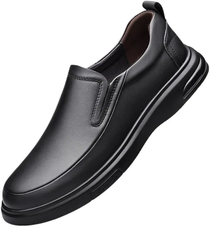 Туфли мужские формальные из искусственной кожи, Loafers & Slip-Ons, Black UOPYNE