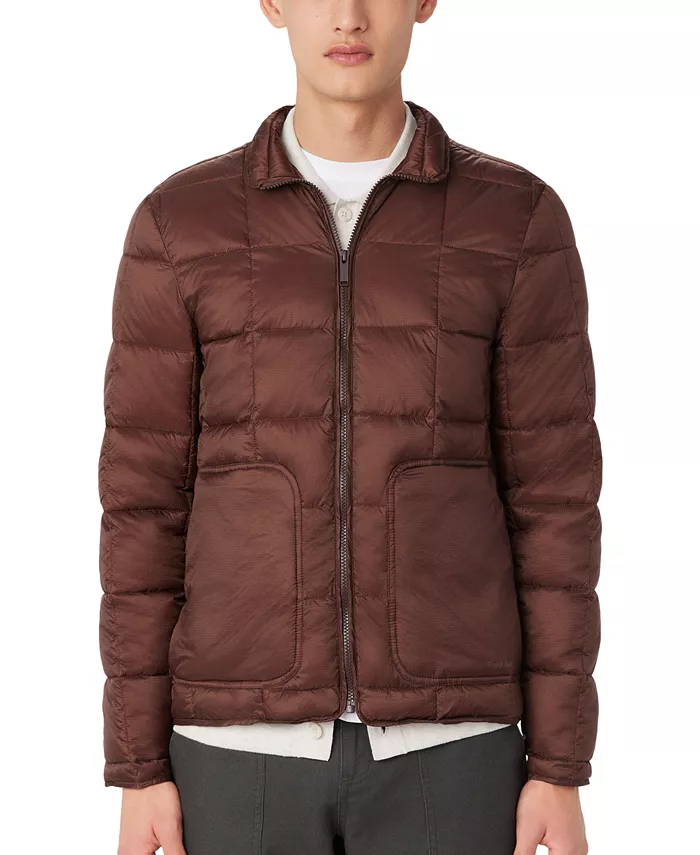 

Мужская утепленная куртка с молнией Packable Zip-Front Puffer Coat Frank And Oak, коричневый