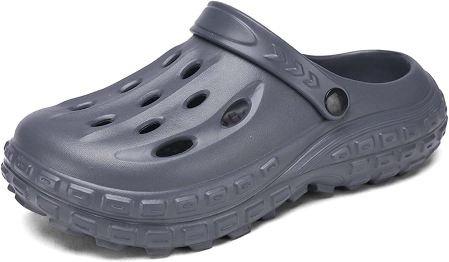 

Мужские и женские садовые сандалии летние легкие с поддержкой свода стопы, наружные противоскользящие быстросохнущие пляжные тапочки, домашние повседневные шлепанцы для душа Generic, серый