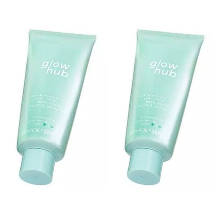 

Успокаивающее охлаждающее суфле для тела с маслом какао Calm & Soothe 200 мл Glow Hub