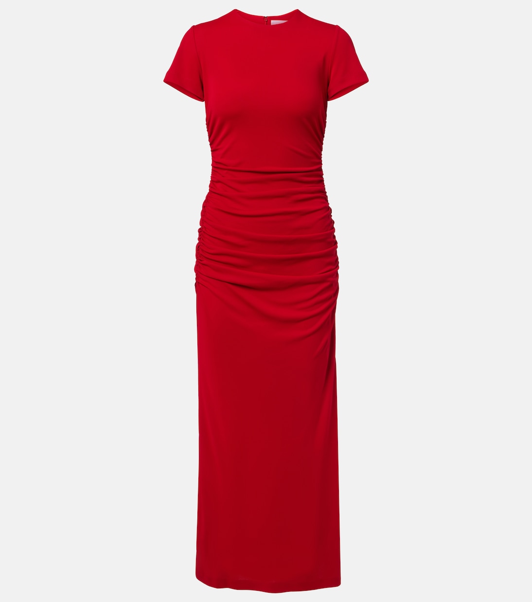 

Платье миди с рюшами Carolina Herrera, Herrera Red