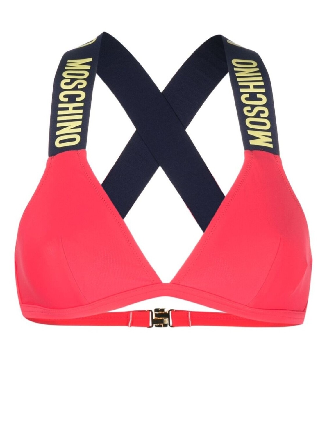 

Moschino топ бикини с тисненым логотипом, розовый