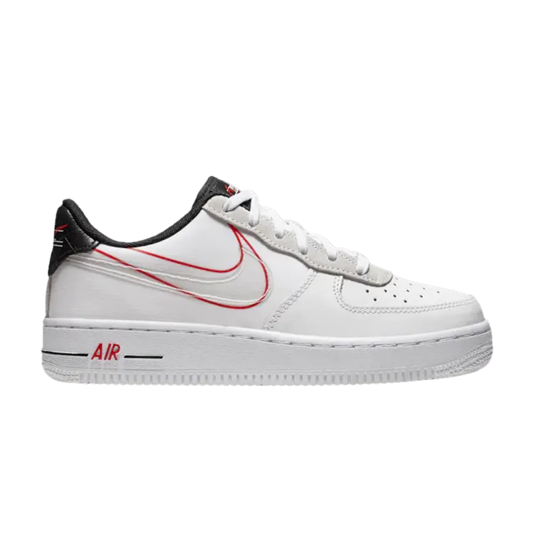 

Кроссовки Nike Air Force 1 Low GS 'Script Swoosh', красный