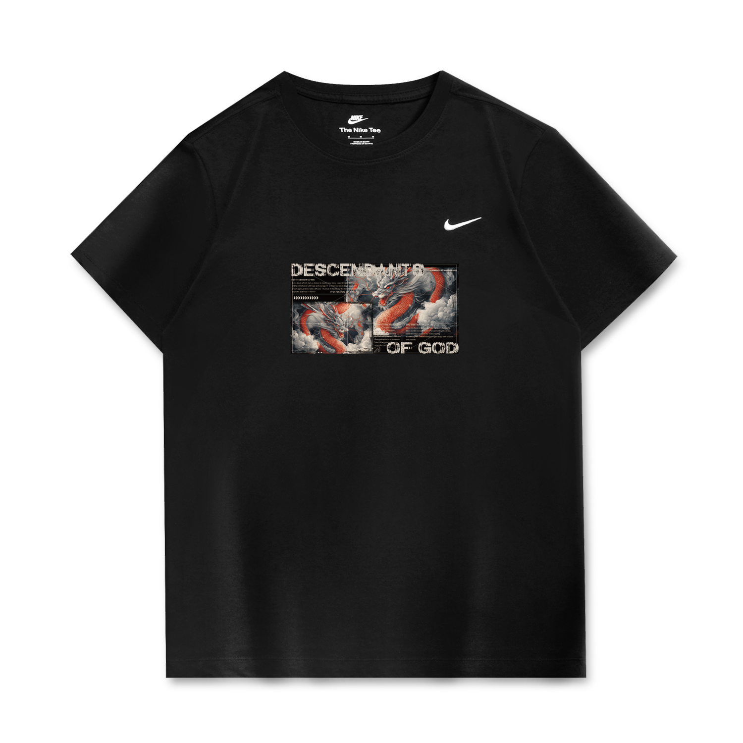 

Nike Спортивная футболка унисекс черная, Черный, Nike Спортивная футболка унисекс черная