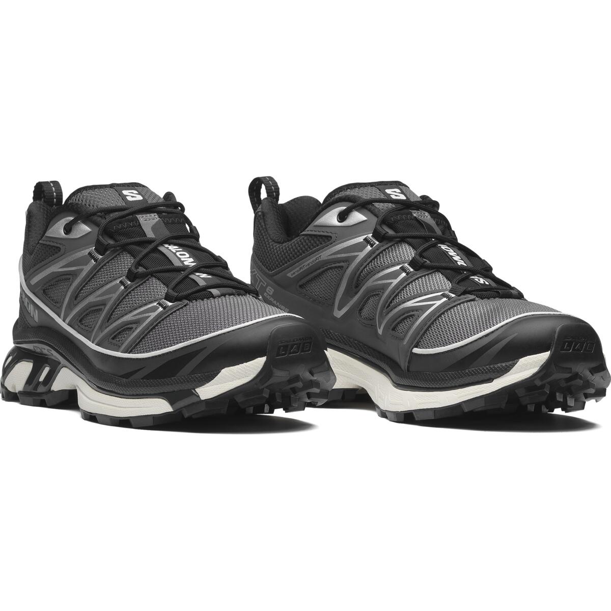 SALOMON Кроссовки XT 6 Outdoor мужские низкие Stone Gray/Asphalt Gray/Black, цвет Stone Gray/Asphalt Gray/Black — фото 3