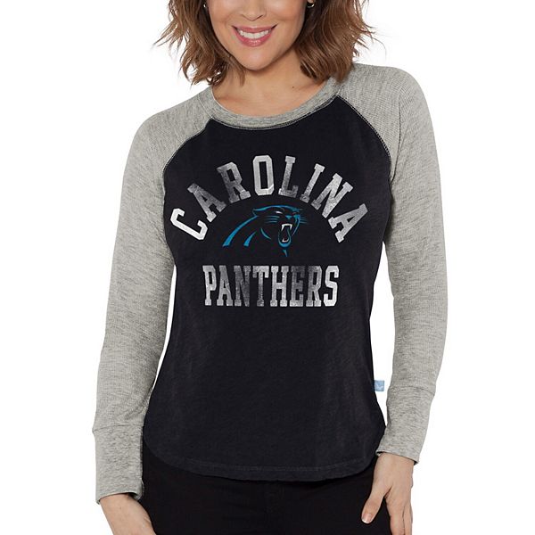 

Женская футболка 4her by carl banks black/heather gray carolina panthers waffle knit raglan с длинным рукавом G-Iii, Черный, Женская футболка 4her by carl banks black/heather gray carolina panthers waffle knit raglan с длинным рукавом G-Iii