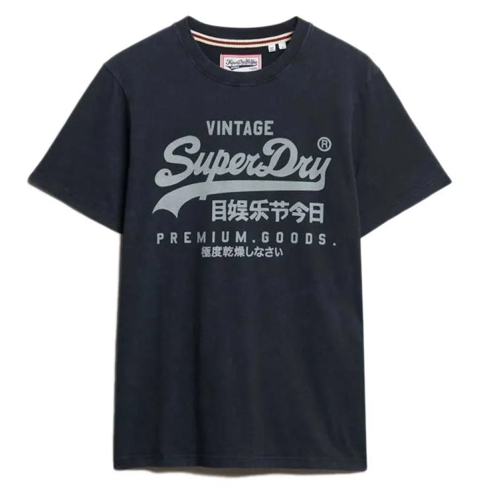 

Футболка с коротким рукавом Superdry Vl Classic, синий