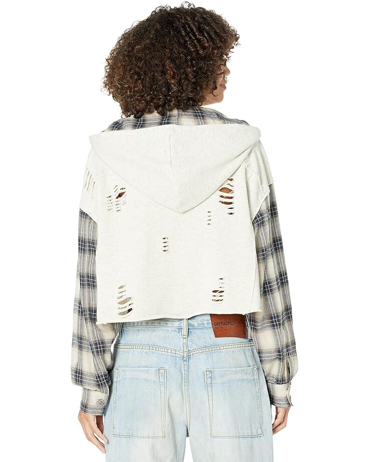 

Куртка Miss Me Plaid Woven Jacket, цвет Oatmeal