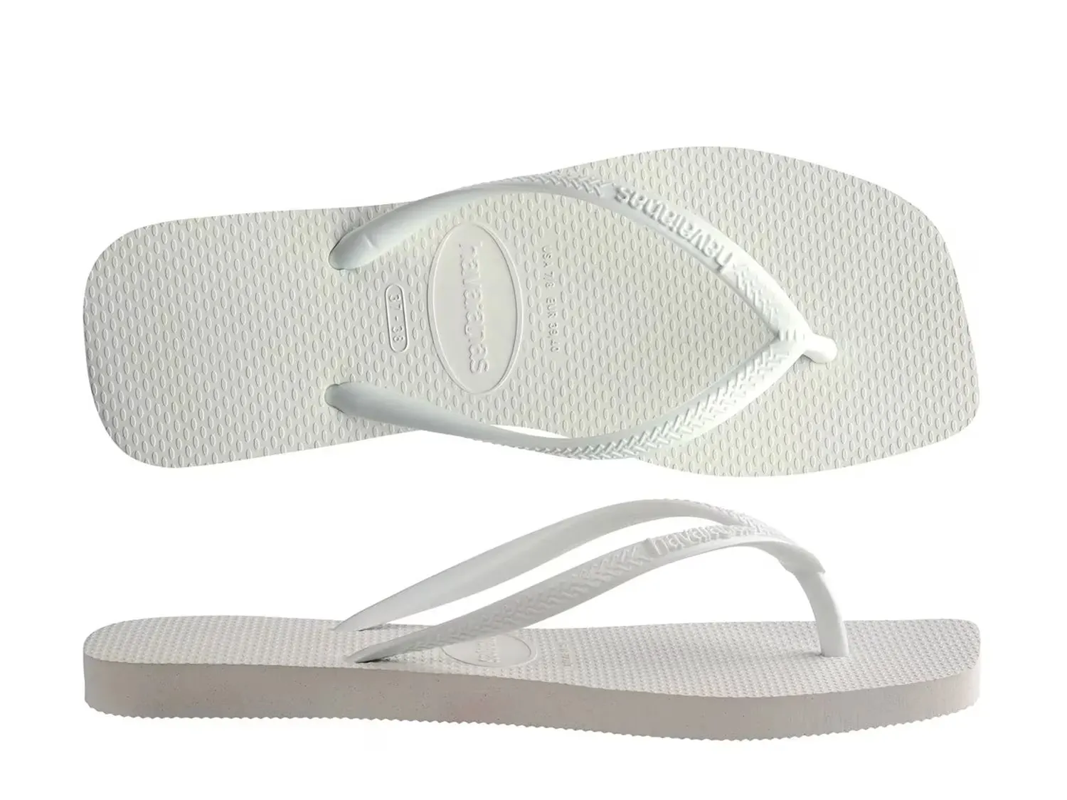 Сланцы - женские Havaianas, White — фото 4