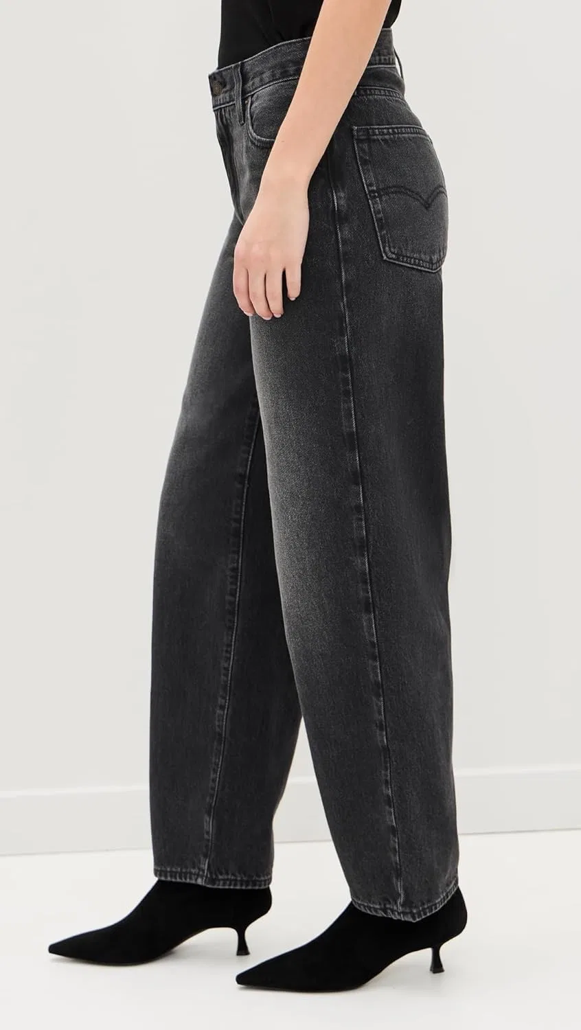 Джинсы, свободные Levi's Shrink Up — фото 4