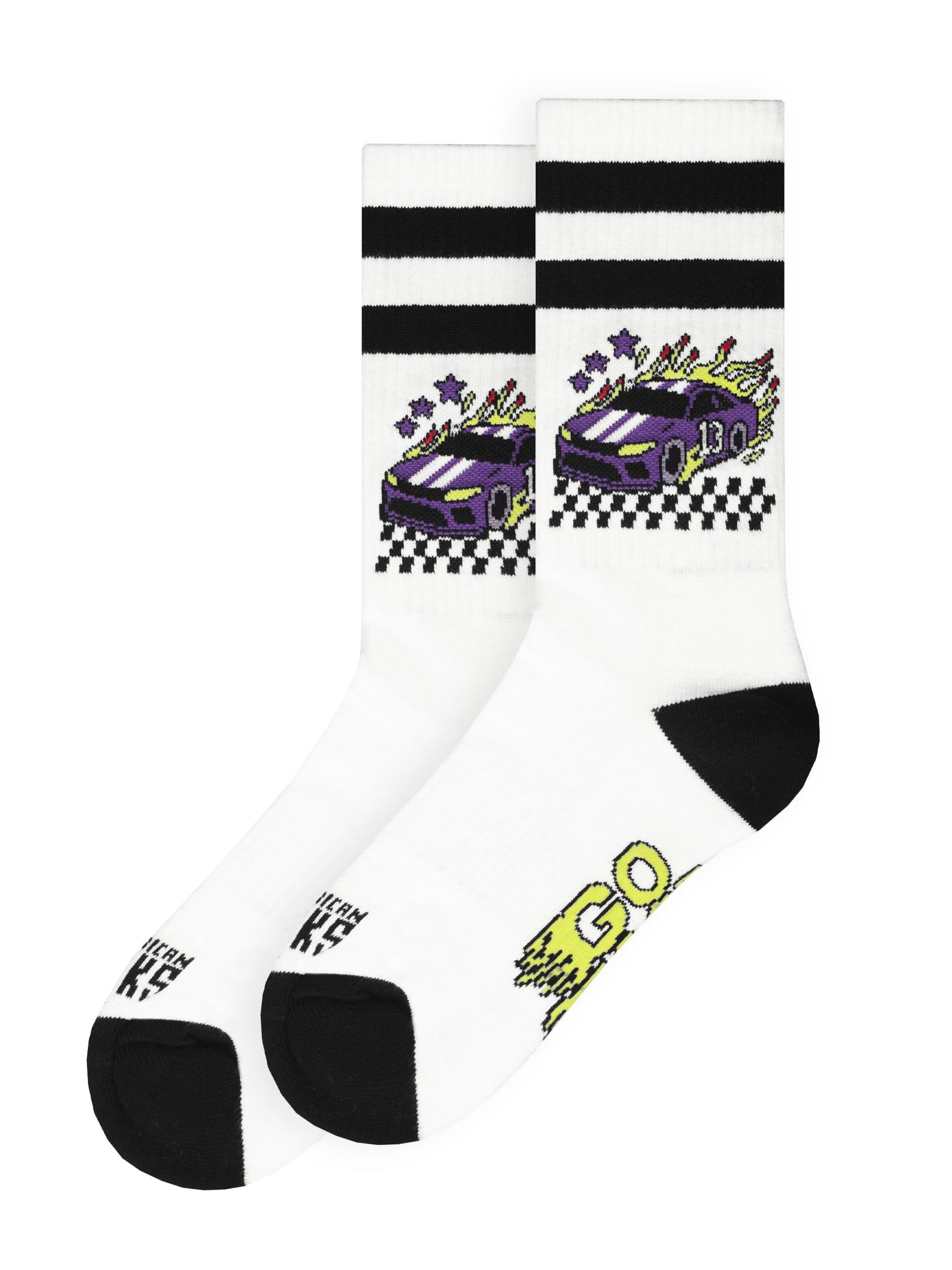 

American Socks Носки 'Nascar' в белом цвете