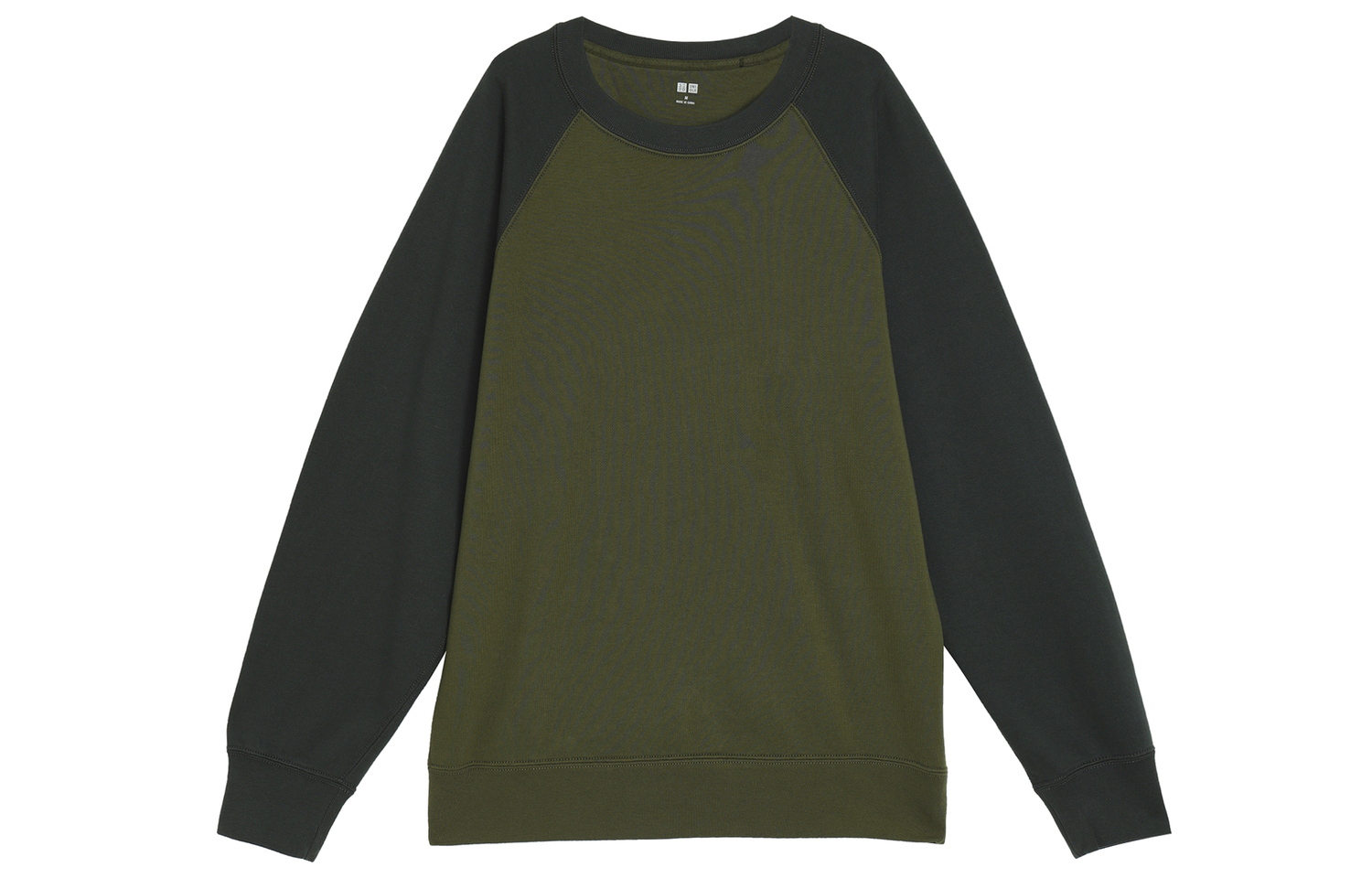 

Свитшот унисекс темно-оливковый UNIQLO