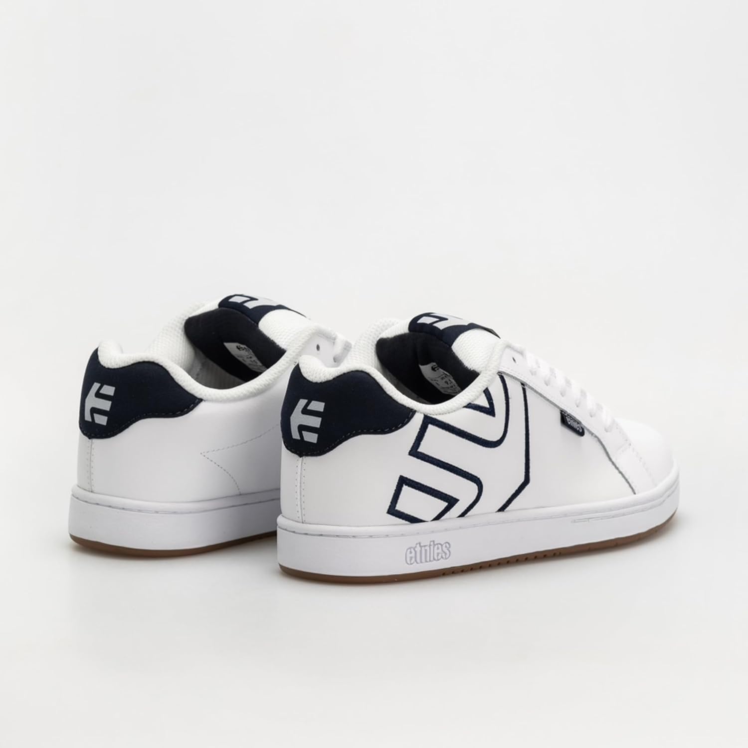 Кеды для скейтборда Etnies Callicut - классический дизайн, прочная конструкция, комфортная амортизация, универсальный стритвир для катания на скейте, BMX и повседневной носки, белый/синий/темно-синий — фото 4