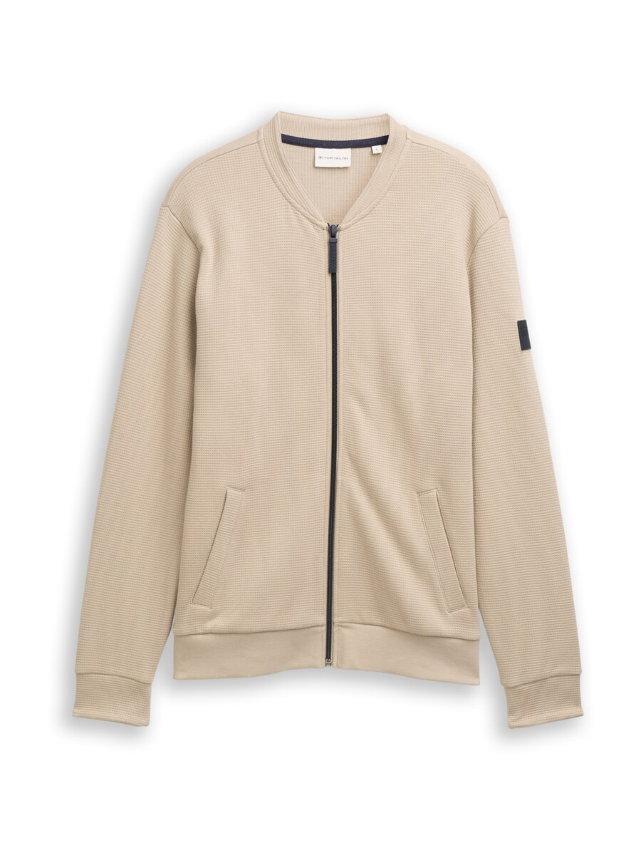 

Худи с капюшоном на молнии TOM TAILOR, Light brown