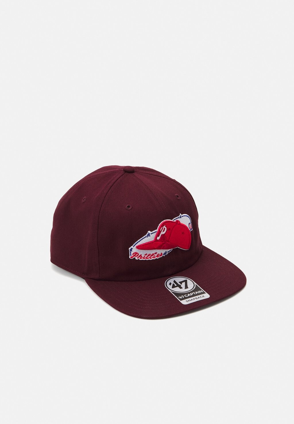 

Кепка Mlb Philadelphia Phillies Linscott 47 Captain Unisex '47, темно-бордовая